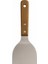 ® Ahşap Saplı Paslanmaz Çelik Spatula – 24CM Eğilimli Çok Amaçlı Mutfak Spatulası | Izgara 1