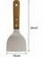 ® Ahşap Saplı Paslanmaz Çelik Spatula – 24CM Eğilimli Çok Amaçlı Mutfak Spatulası | Izgara 5