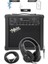 MGA-25BK-PAK Elektro Gitar Amfisi 25 Watt USB Bluetooth ve Şarjlı (Amfi Mikrofon Stand 2