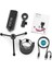 Mikrofon Pc Kondansatör, Tip A/c USB Mikrofon Mac Ps4 Ps5 Için, Standlı Mikrofon, Pop Filtre 6