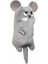 Peluş Kedi Oyuncağı Kedi Otlu Catnipli Gri 1 Adet 3