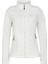 Cara Kadın Tam Fermuarlı Ince Polar Sweatshirt Beyaz 6