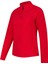 Camila Kadın Yarım Fermuarlı Ince Polar Sweatshirt Kırmızı 7