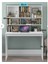 Modern Tasarımlı Raflı Mdf Çalışma Masası - 80X166X55 cm 2