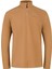 Cedric Erkek Yarım Fermuarlı Ince Polar Sweatshirt Camel 6