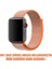 Series 3 42MM Için Kordon Hasırlı Woven Spicy Orange 3