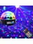 Küre Disko Topu Müzik Çalar Renkli Lazer Işıklı Bluetooth (4887) 2