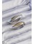 Pirinç Gold Gümüş Renkli Uzun Kıvrımlı Küpe - TJ-BKP9226 1