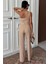 Tek Omuz Büstiyer Plazzo Pantolon Viscon Takım 10159 8