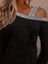 Kadın Uzun Kollu Omuzdan Askılı Sim Detaylı Viskon Iki Iplik Bluz 2