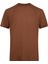 Winson Erkek Viloft Sıfır Yaka T-Shirt Kahverengi 5