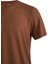 Winson Erkek Viloft Sıfır Yaka T-Shirt Kahverengi 6