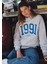 1991 Baskılı Gri Sweatshirt 1S10361-87033 13