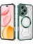 Case For Honor 400 Pro Için Manyetik Halkalı Şeffaf Akrilik Darbeye Dayanıklı Koruyucu Kılıf-Yeşili (Yurt Dışından) 1