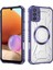 Case For Samsung Galaxy A32 4g Için Manyetik Halkalı Şeffaf Akrilik Darbeye Dayanıklı Koruyucu Kılıf-Mor (Yurt Dışından) 1