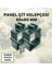 Panel Çit Plastik Kelepçe (Klips) Yeşil 60X60MM Ebatlarında Çinko Kaplı Vida ve Somun Dahil ***20 Adet*** 1
