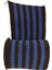 Fitilli Ribana Triko Dokuma Kol Etek Bandı Kahverengi Mavi Çizgili 72X8 cm 1 Adet T549 1