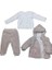 Bibaby Pretty Moments 3'lü Bebe Takım 73339 Ecru Pink 1