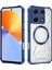 Case For Infinix Note 30 Pro Için Manyetik Halkalı Şeffaf Akrilik Darbeye Dayanıklı Koruyucu Kılıf-Mavi (Yurt Dışından) 1