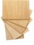 6 mm A5 Ebat (21X14,5 cm ) Huş Kontraplak Bir Yüzü Budaklı Yakma Dağlama 6 Adet 1