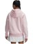 1379500 Ua Rival Fleece Hoodie Sweat Pembe Kadın Sweatshirt 5