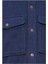 TB0A44TN Corduroy Collar Utility Over Gömlek Lacivert Erkek Gömlek 5