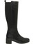 D25KC-2300 Kalin Topuklu Günlük Siyah Kadın Çizme 2