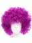 Koyu Mor Violet Renk Afro Bonus Parti Peruğu 1