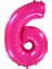 Rakam Balon 6 Rakamı Fuşya - 70CM 1
