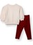 Kız Bebek Chic Bluz - Tayt Iki Iplik Bisiklet Yaka Uzun Kol Reçme Paça 2