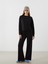 Yeni Sezon Bisiklet Yaka Oversize Kadın Sweatshirt 2