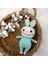 Amigurumi Labubu Örgü Oyuncak Mint 2
