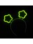 Glow Stick Karanlıkta Yanan Fosforlu Yıldız Taç 12 Adet 5