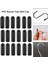 100PCS Kauçuk Uç Kapaklar 4mm Kimlik Pvc Yuvarlak Tüp Cıvata Kapağı Kapak Vidalı Iplik Koruyucular Siyah (Yurt Dışından) 4