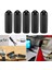 100PCS Kauçuk Uç Kapaklar 4mm Kimlik Pvc Yuvarlak Tüp Cıvata Kapağı Kapak Vidalı Iplik Koruyucular Siyah (Yurt Dışından) 5