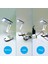 Işıklı Masa Büyüteç Cam Lamba Stand LED LED Taşınabilir Cep Büyüteç Visor Katlama 3x Okuma Için 3x, Hobi (Yurt Dışından) 3