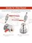 2pcs Dayanıklı V5 J Head Hotend Extruder Sıcak 0.4mm 3D Yazıcı Parçaları Için 1.75MM Filament Için Anycubic I3 Mega 3D Yazıcı (Yurt Dışından) 5