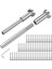 50 Paket Görünmez Kablo Korkuluk Kiti, 1/8in Kablo Korkuluk Gerginliği 2X2IN Ahşap/metal Direkler Için Görünmez Alıcı (Yurt Dışından) 1