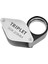 30X Kuyumcular Loupe Üçlü Lens Katlanabilir Cep Metal Loupe Büyüteç, Madeni Paralar, Pullar, Saatler (Yurt Dışından) 1