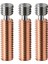 3pcs 3D Yazıcı Bi-Metal Boğaz Borusu Titanyum Alaşım Bakır Nozul Boğaz Borusu 1.75MM ENDER3/3S/3V2 CR10/V2/V3 (Yurt Dışından) 1