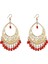 Vintage Mandala Çiçek Çingene Bırak Dangle Küpe Kadınlar Için Boho Retro Tribal Içi Boş Küpe Içi Boş Pirinç Boncuk Püskül Küpe Takı (Yurt Dışından) 1