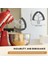 Kitchenaid Için Esnek Kürek Eklemi 4.5-5 Qt Tilt-Head Stand Mikser Yedek Silikon Çırpıcı Kase Kazık Bıçağı (Yurt Dışından) 5