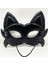 Siyah Renk Kumaş Malzemeden Imal Eva Kedi Maskesi 1