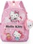 Kuromi Cinnamoroll Sırt Çantası Para Çantası, Hello Kitty Cartoon Schoolbag, Kız Günlük Seyahat Gazetme Sırp Çakası Günlük Kullanım Renk: Hello Kitty (Yurt Dışından) 1