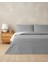 Trio Shape Kolay Ütülenir Tek Kişilik Nevresim Takımı 160X220 cm Gri 1