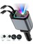 Acc-01 Rgb Işıklı 66W Araç Şarj Cihazı 4in1 Geri Çekilebilir Kablo Type-C + Lightning 1