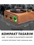 Dcx-11 Özel Tasarım Ahşap Görünümlü Retro Vintage Nostaljik Radyo & Bluetootlu Mini Fm Radyo 3