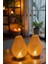 Özel Tasarım Tealight Aydınlatmalı Dekoratif Obje Ikili Set / Gerçek Bambu/meşe Katkılı 1