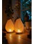 Özel Tasarım Tealight Aydınlatmalı Dekoratif Obje Ikili Set / Gerçek Bambu/meşe Katkılı 2