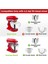 Kitchenaid Için 4.5-5 Quart Tilt-Head Stand Mikserleri Güvenli Dökme Kalkanı ve Mikserler Kaplar Mikser Sıçır Koruma Koruma Kapakları (Yurt Dışından) 5